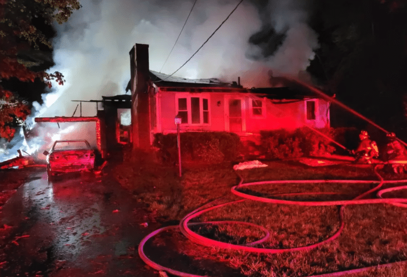 East Bridgewater Fire Department Extinguishes Early Morning House Fire